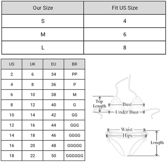 New ZAFUL Bikini Swimsuit String Bikini High Cut Ribbed Brazilian Bathin… - Picture 5 of 5